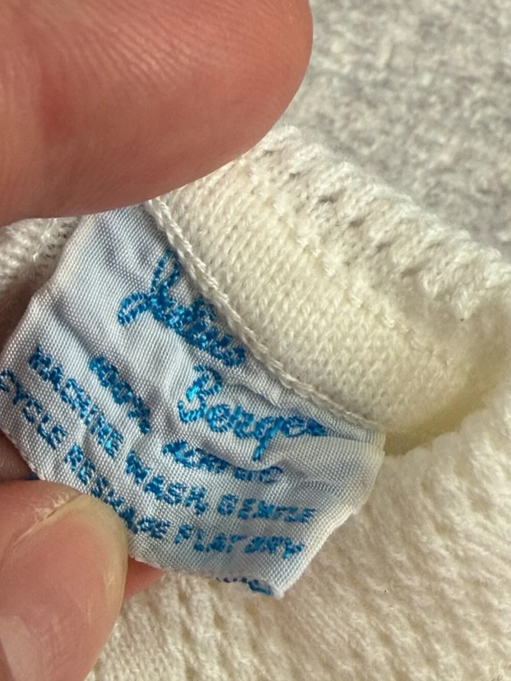 Vintage Julius Berger White Baby Dress